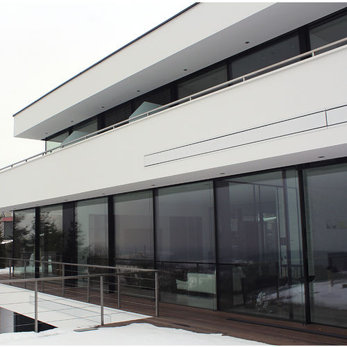 Glasschiebetür - ARTLINE - BERTRAND - Aluminium / mit Doppelverglasung / wärmeisoliert
