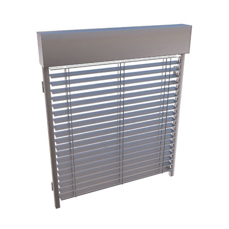 Rollladen - Z90 - BERTRAND - Aluminium / für Fassade