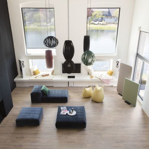 HDF-Laminatboden - ETERNITY - BERRYALLOC - verklebt / Holzoptik / für Gewerbegebrauch