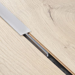 Aluminiumprofil - T-PROFILE ALU SILVER - BERRYALLOC - symmetrischer Querschnitt / für Fußboden