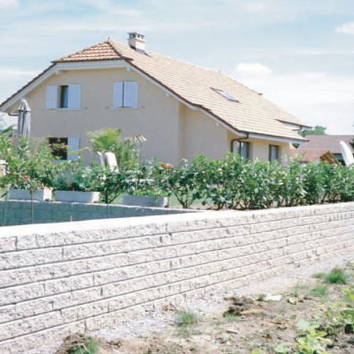 Massiv-Betonstein - LEROMUR M ® - BETOCONCEPT - für Stützmauer / für Gartenzäune