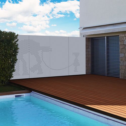 Dekorplatte für Wand - BPLAN - für Trennwand / Aluminium / Stahl