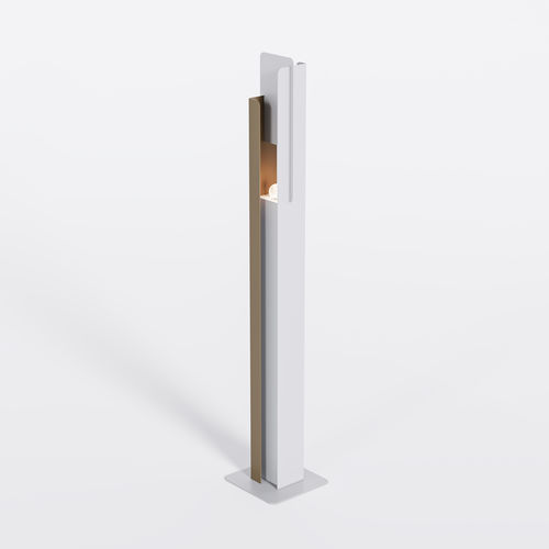 Stehleuchte - Bset - BPLAN - lackiertes Aluminium / originelles Design / mit Kabel