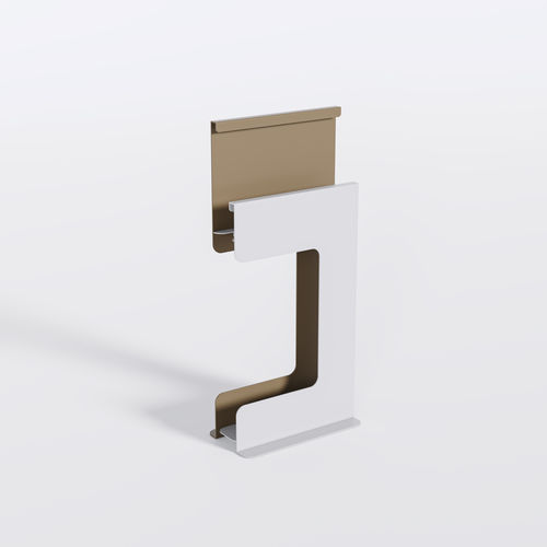 Handtuchhalter / 2 Stangen - Bset - BPLAN - bodenstehend / thermolackiertes Aluminium / für Hotels