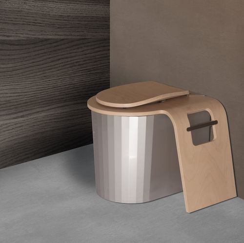 Trockentoilette - ZIRCONE  - ECODOMEO - freistehend / lackiertes Holz / von Richard Montoro