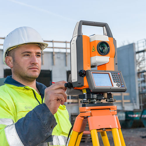 Reflektorlose Totalstation - FTS 101 - GEO-FENNEL GMBH - mit Reflektor