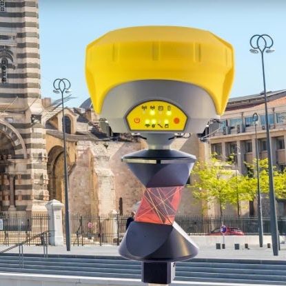 GNSS-Empfänger - X-POLE - GEOMAX - Bluetooth / für Baustellen / kompakt