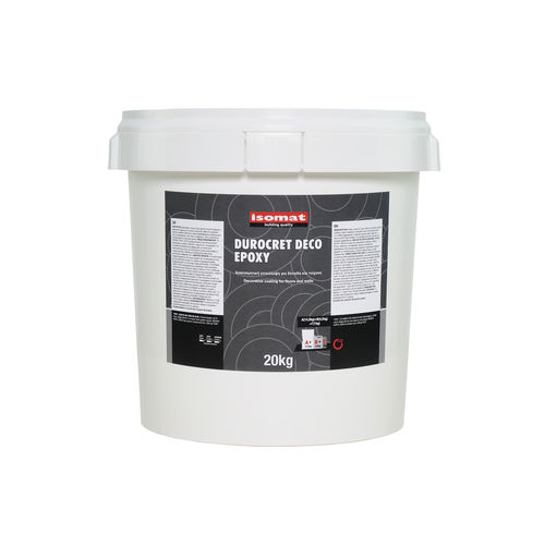 Dekorputz - DUROCRET-DECO EPOXY - ISOMAT S.A. - für den Innenraum / für Außenbereich / für Wand