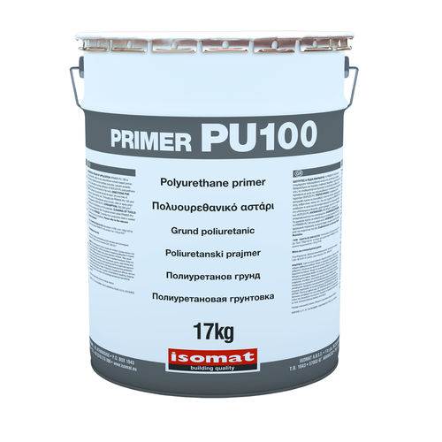 Grundierung für Mauerwerk - PRIMER-PU 100 - ISOMAT S.A. - für Holz / für Beton / für Gips