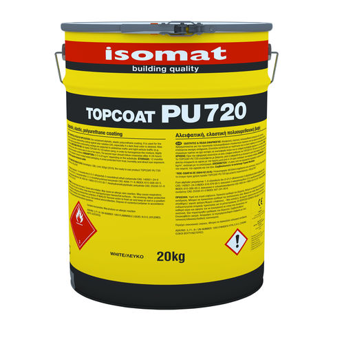 Schutzputz - TOPCOAT-PU 720 - ISOMAT S.A. - Glätt / wasserdicht / zur Endbearbeitung
