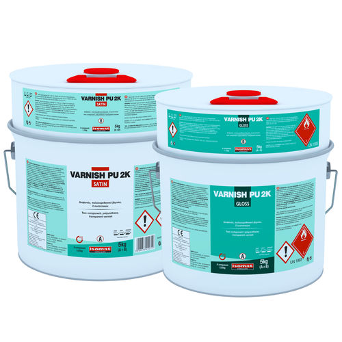 Schutzlack - VARNISH-PU 2K - ISOMAT S.A. - Dekor / zur Endbearbeitung / Dichtung