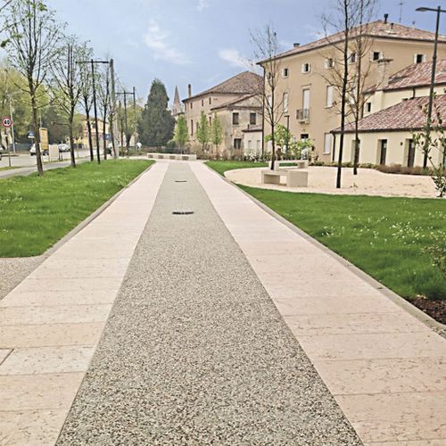 Beton-Bodenbelag - ITALIANTERRAZZO® - ISOPLAM SRL - Naturstein / Mamorgranulat / für den Außenbereich