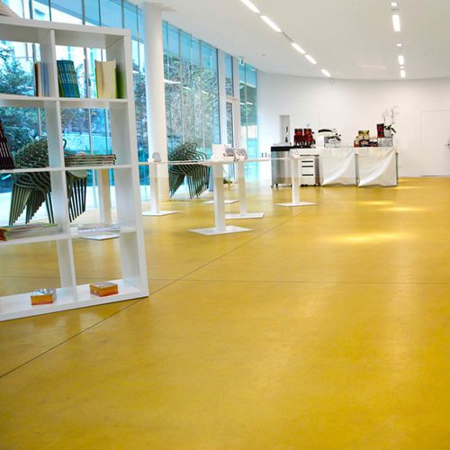 Betonboden - DECO NUVOLATO ISOPLAM® - ISOPLAM SRL - für den Außenbereich / für den Innenraum / für Dienstleistungsbereich