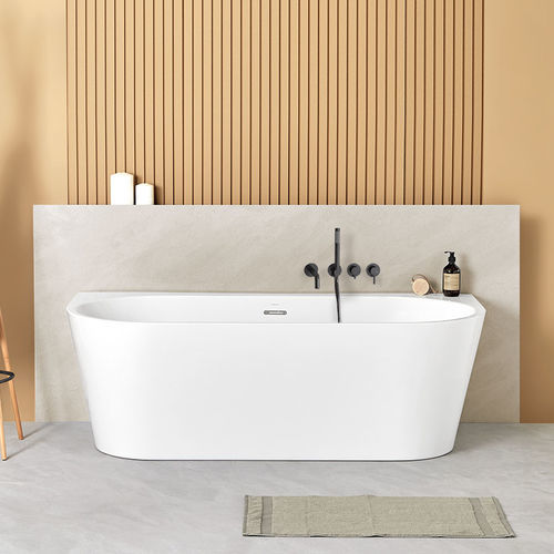 Freistehende Badewanne - TORINO MURO - SANYCCES - oval / für Wohnungen / Harz