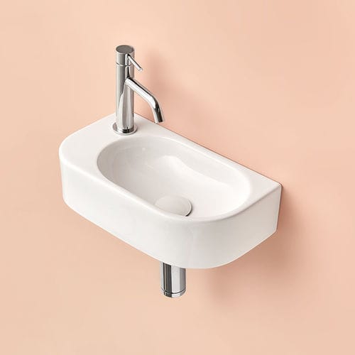 Aufsatzwaschbecken - PETIT - SANYCCES - Keramik / oval / 1-Loch