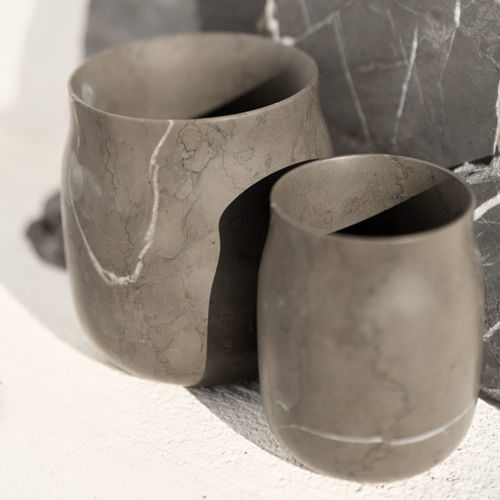 Moderne Vase - DUNA - SANYCCES - Marmor / nachhaltig / für Gewerbegebrauch