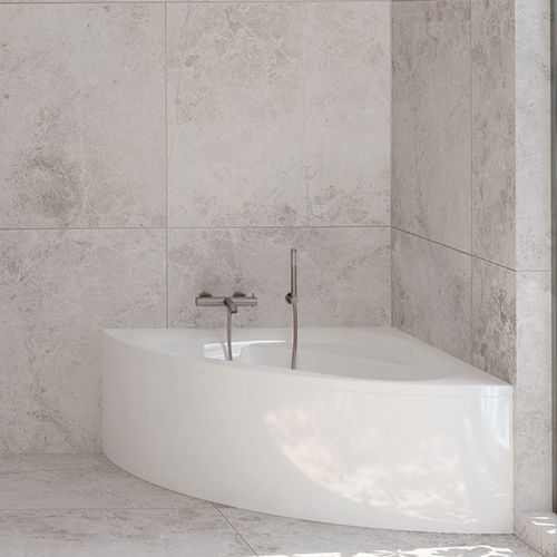 Badewanne für Eckeinbau - BRISA - SANYCCES - für Wohnungen / Harz / Acrylharz