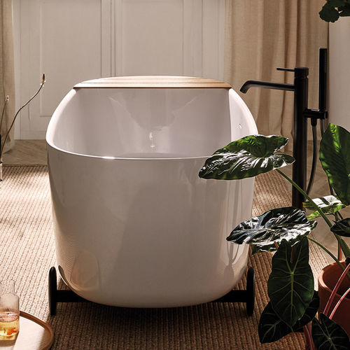 Ovale Badewanne - CALMA - SANYCCES - eingebaut / freistehend / für Wohnungen