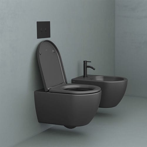 Wandhängendes WC - ARC - SANYCCES - Keramik / für Privatgebrauch / für Gewerbegebrauch