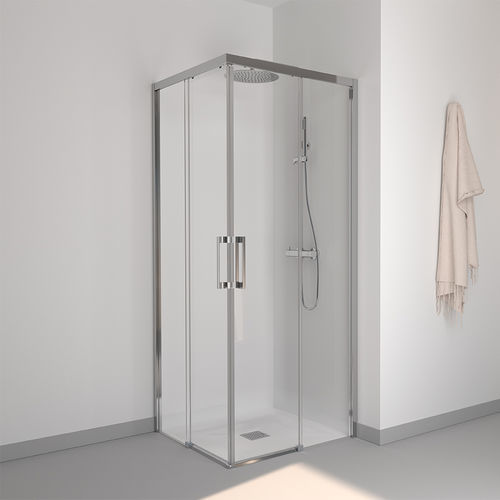 Glas-Duschkabine - NEW LISBOA - SANYCCES - Hartglas / mit Schiebetür / hoch