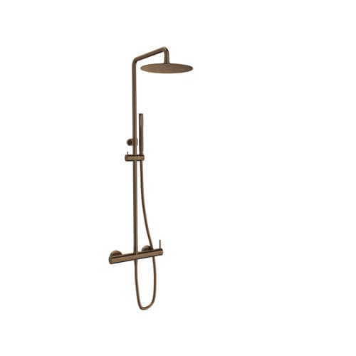 Thermostatische Duschsäule - LOOP - SANYCCES - für Wohnungen / Messing / wandmontiert
