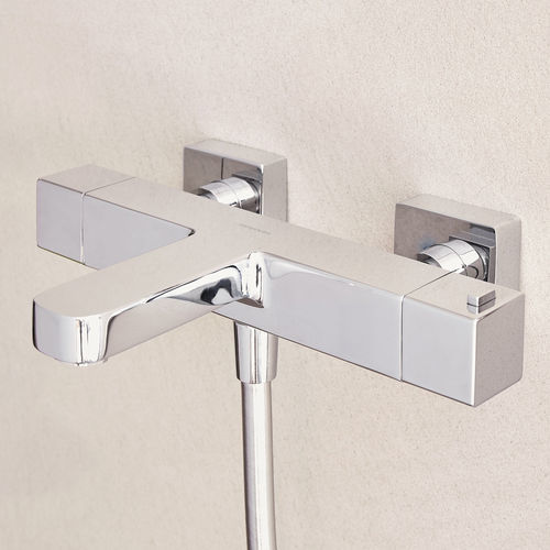Badewannen-Einhebelmischer - CUBO - SANYCCES - wandmontiert / thermostatisch / Messing