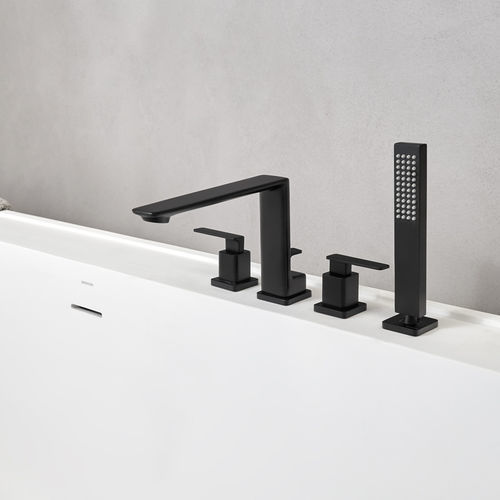 Einhebelmischer für Badewanne - CUBO - SANYCCES - Aufsatz / Messing / Kupfer