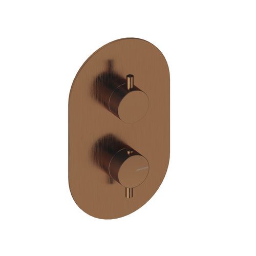 Einhebelmischer für Dusche - LOOP K - SANYCCES - wandmontiert / thermostatisch / Messing