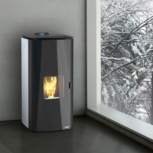 Pelletkaminofen - ONDA - UNICAL AG S.p.A. - 20 kW...50 kW / freistehend / modern