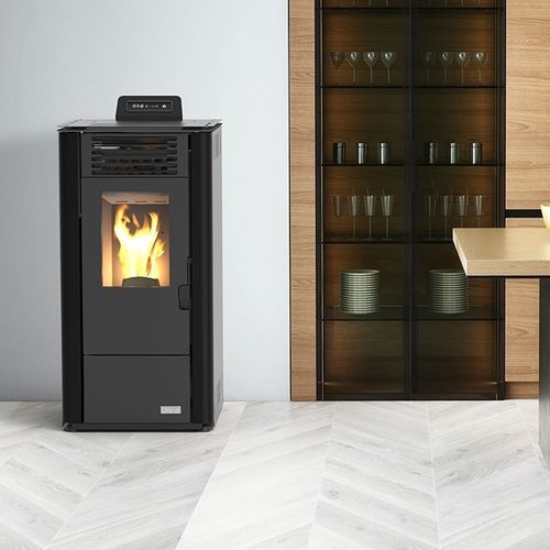 Pelletkaminofen - TESI 10 - UNICAL AG S.p.A. - 5 kW...10 kW / freistehend / modern
