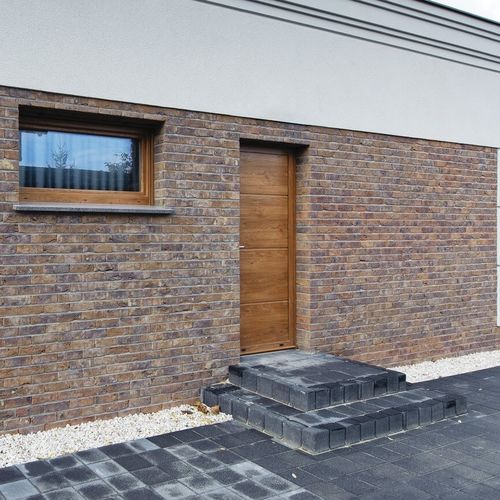 Nebeneingangstür - SIDE - WISNIOWSKI - Aluminium / einflügelig / modern