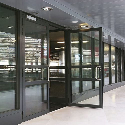 Eingangstür - JANSEN JANISOL - WISNIOWSKI - Stahl / einflügelig / modern
