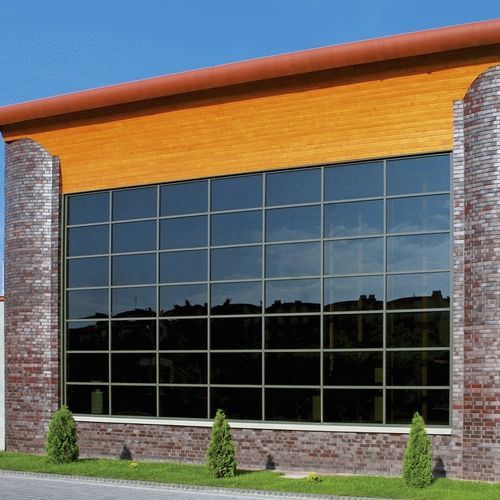Vorhangfassade / freitragende Struktur - MB-SR50 EFEKT - WISNIOWSKI - aus Aluminium und Glas / aus Isolierglas