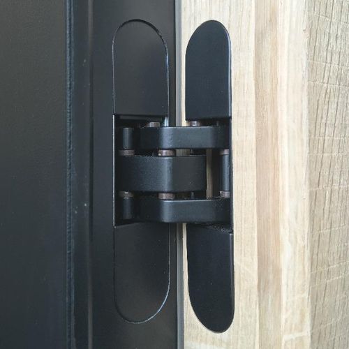 Türscharnier - XINNIX DOOR SYSTEMS - Aluminium / mit 2 Klingen / schwarz