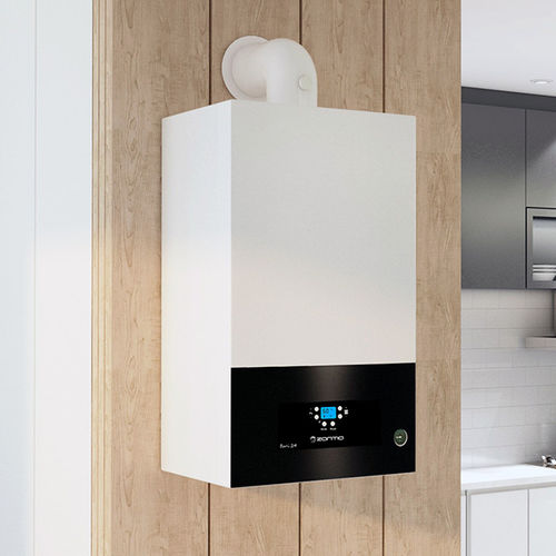 Gas-Heizkessel - BARI - ZANTIA - mit Warmwasserbereiter / wandmontiert / Wohnbereich