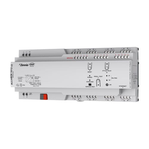 Jalousieaktor DIN-Schiene - ALLINBOX 1612 V2 - ZENNIO AVANCE Y TECNOLOGIA