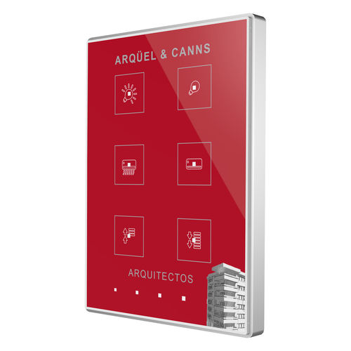 Touchscreen für multifunktionales Hausautomationssystem - TOUCH-MYDESIGN PLUS - ZENNIO AVANCE Y TECNOLOGIA - wandmontiert