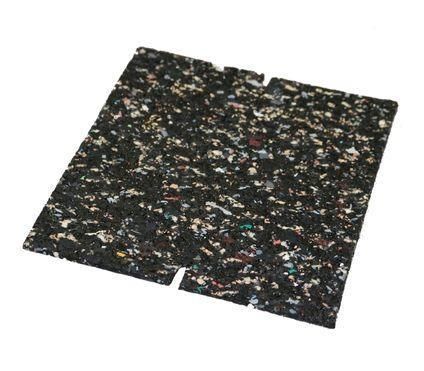 Teppich auf Stelzlager - ESSENTIAL &amp; CLEMAN - JOUPLAST - Industriestil / einfarbig / Gummi