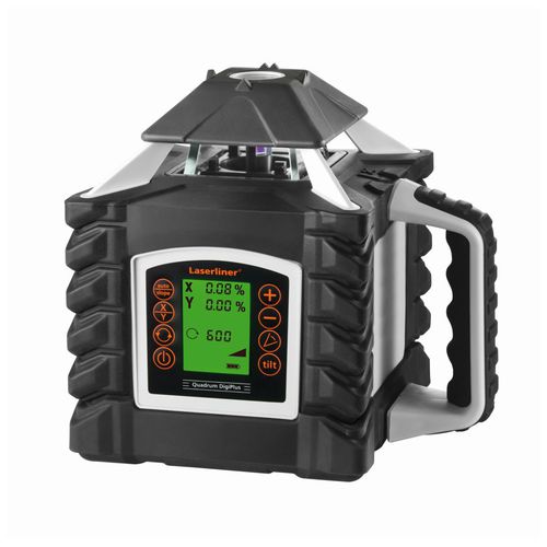 Lasernivelliergerät - QUADRUM DIGIPLUS 400 PRO S - LASERLINER - Präzision / drehbar