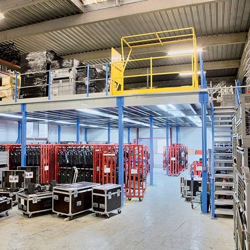 Stahlzwischengeschoss - MEZZAMAN STOCK - MANORGA - für Industriezwecke / für Lagerung / für Ladenbau