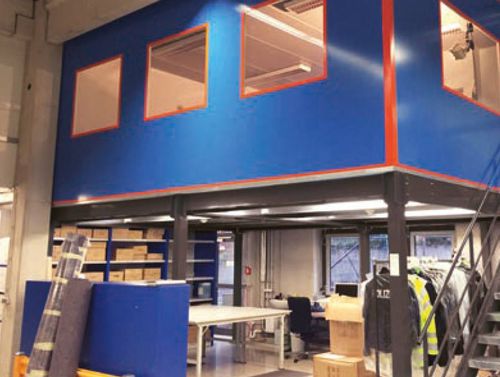 Stahlzwischengeschoss - MEZZAMAN OFFICE - MANORGA - für Industriezwecke / für Büro