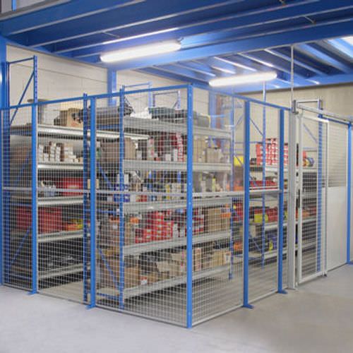Festinstallierte Trennwand - BOX - MANORGA - Drahtgeflecht / Metall / für industrielle Nutzung