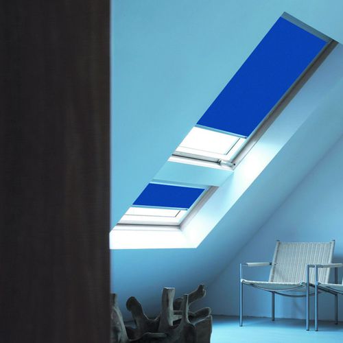 Jalousie für Dachfenster - MARITON - Segeltuch / Aluminium / mit manueller Bedienung