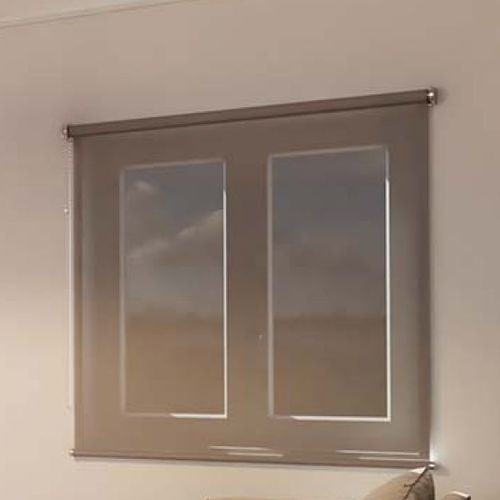 Jalousie für Fenster - RolloDéco+ - MARITON - Stoff / Aluminium / mit Kettenauslösung