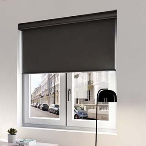 Jalousie für Fenster - RolloMax - MARITON - Stoff / Aluminium / PVC