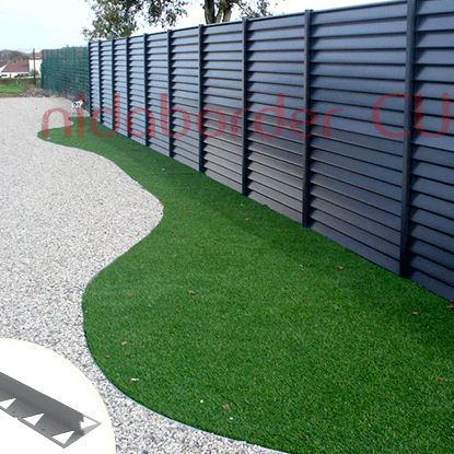 Randstein für Landschaftsgestaltung - CURVE - NIDAPLAST - PVC / linear / gebogen
