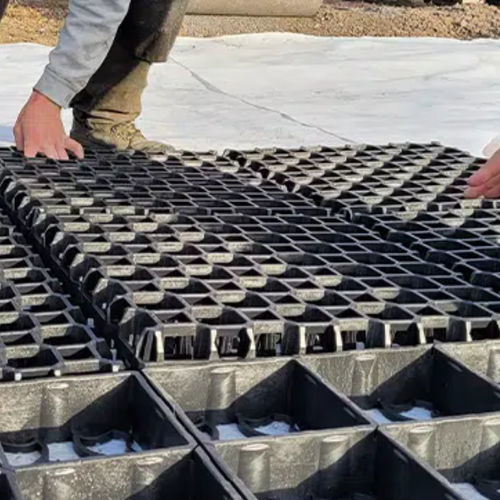 Recyclingkunststoff-Rasengitter - NGR65 - NIDAPLAST - Polyethylen niedriger Dichte (LDPE)