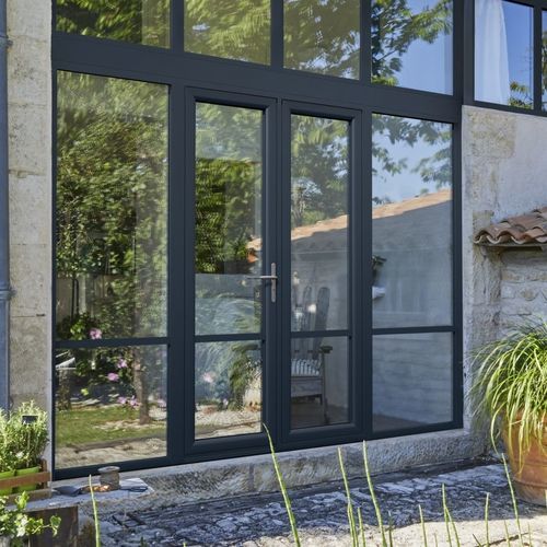 Einflügelige Fenstertür - Optimo  - PAB- MTN ( MENUISERIES TECHNIQUE NOUVELLES) - Dreh-Kipp / Aluminium / mit Doppelverglasung