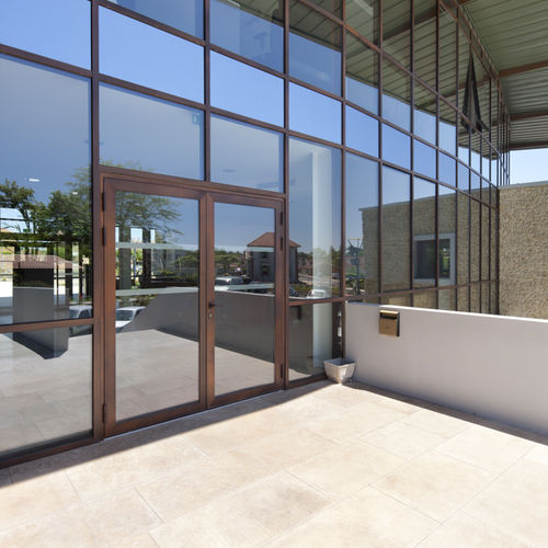 Eingangstür - KANADA - KAWNEER - Aluminium / einflügelig / verglast