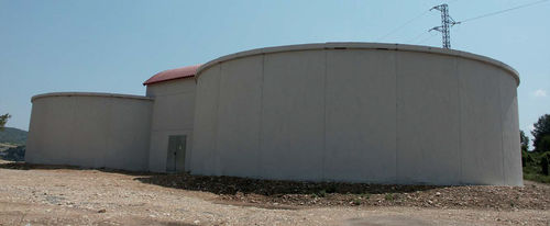 Wasserspeichertank - PRETERSA PRENAVISA - oberirdisch / Fertigbau / Stahlbeton
